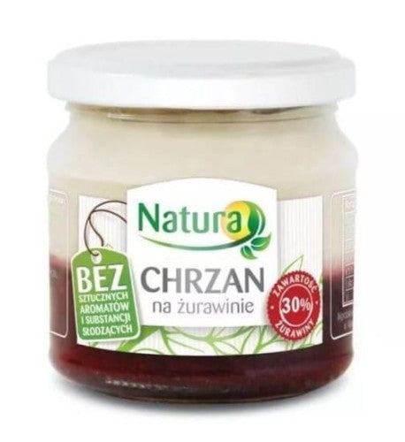 Chrzan na żurawinie 190g Naturo