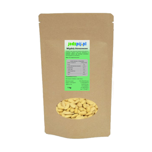Migdały blanszowane 1kg - jedzpij
