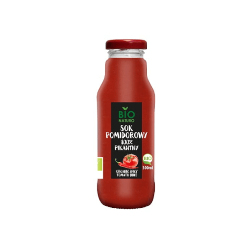 Sok pomidorowy 100% pikantny BIO 300ml Bionaturo